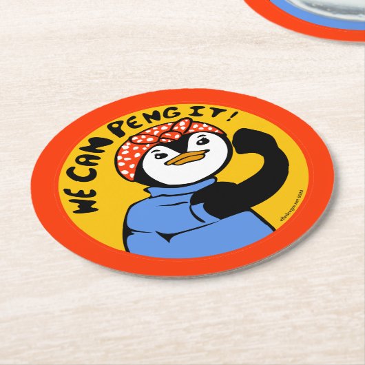 Rosie het Onderzetter van het Papier van de Pengui (Gebogen)