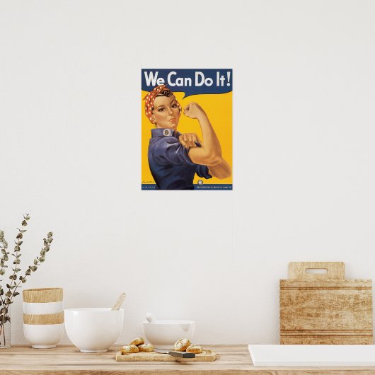 Rosie het Poster Riveter (Keuken)