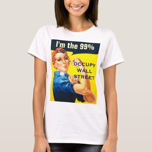 Rosie het T-shirt van de Riveter OWS (Voorkant)