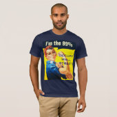 Rosie het T-shirt van de Riveter OWS (Voorkant volledig)