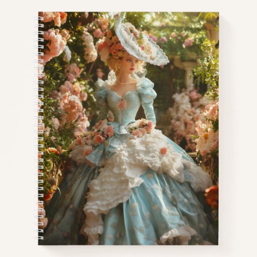 Rosie houdt van blauw spiraal Notitieboek (Voorkant)