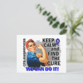 Rosie Keep Calm CFS.png Briefkaart (Staand voorkant)
