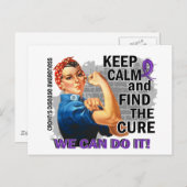 Rosie Keep Calm Crohn's.png Briefkaart (Voorkant / Achterkant)