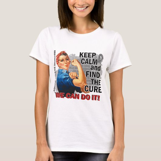 Rosie Keep Calm J Diabetes.png T-shirt (Voorkant)
