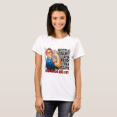 Rosie Keep Calm J Diabetes.png T-shirt (Voorkant volledig)