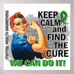 Rosie Keep Calm Mental Health.png Poster