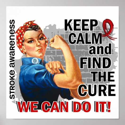 Rosie Keep Calm Stroke.png Poster (Voorkant)