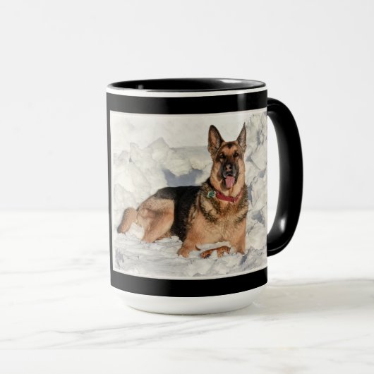 Rosie Luke Black Coffee Mug Mok (Voorkant rechts)