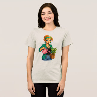 Rosie Max Cartoon Meisje T-Shirt – Schattig Oranje