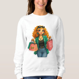 Rosie Max Cartoon Meisje T-Shirt – Schattig Oranje