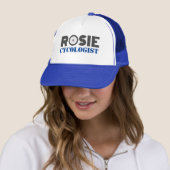 Rosie Mountain Biker Trucker Hat Trucker Pet (In situ)