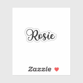 Rosie Naam - Handgeschreven kalligrafie Sticker