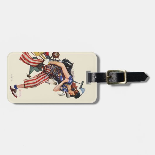 Rosie naar de redding bagagelabel (Voorkant horizontaal)