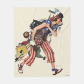 Rosie naar de redding fleece deken (Voorkant)