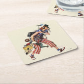 Rosie naar de redding kartonnen onderzetters (Schuin)