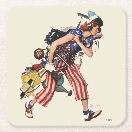 Rosie naar de redding kartonnen onderzetters (Voorkant)