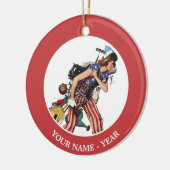 Rosie naar de redding keramisch ornament (Links)