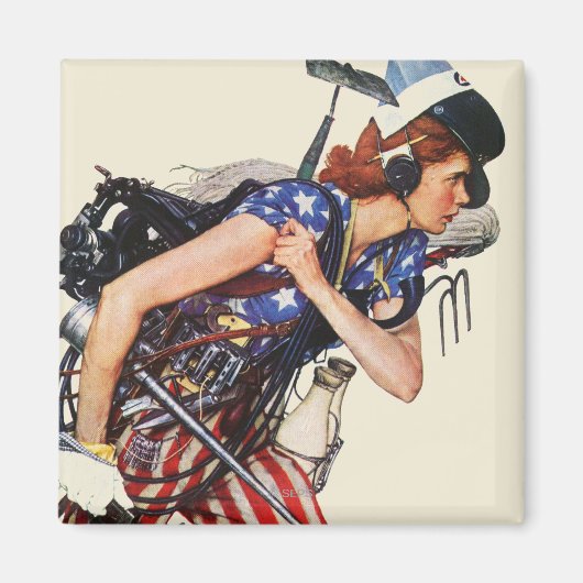 Rosie naar de redding magneet (Voorkant)