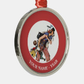 Rosie naar de redding metalen ornament (Rechts)