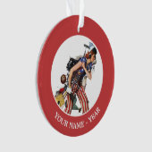 Rosie naar de redding ornament (voorkant)