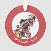 Rosie naar de redding ornament (voorkant)