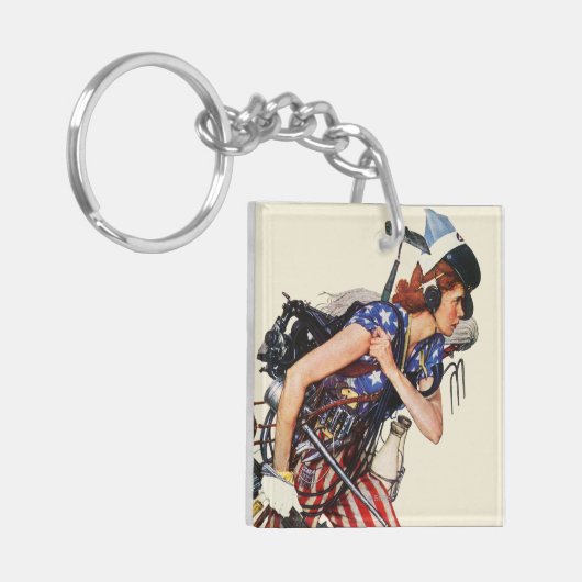 Rosie naar de redding sleutelhanger (Voorkant Links)