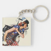 Rosie naar de redding sleutelhanger (Achterkant)