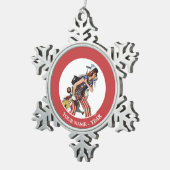 Rosie naar de redding tin sneeuwvlok ornament (Rechts)