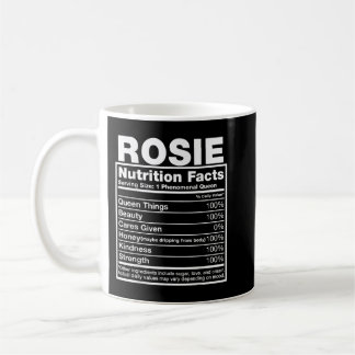 Rosie Nutrition Facts Rosie Name Birthday Shirt Koffiemok