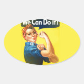 rosie ovale sticker (Voorkant)