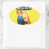 rosie ovale sticker (Tas)