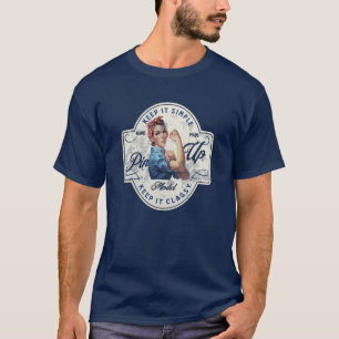 Rosie Pin-Up met Empowerment Kracht T-shirt