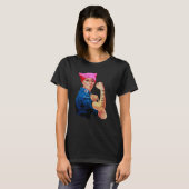 Rosie Resists Roze Pet T-shirt (Voorkant volledig)