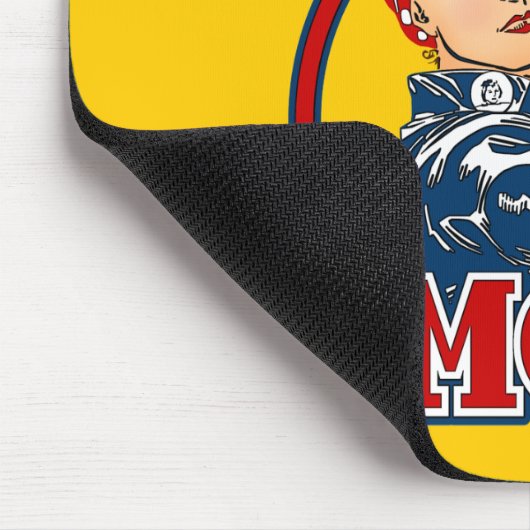 Rosie Riveter Best Mousepad Muismat (Hoek)