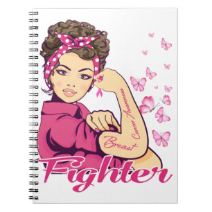 Rosie Riveter Breast Cancer Awareness Notitieboek