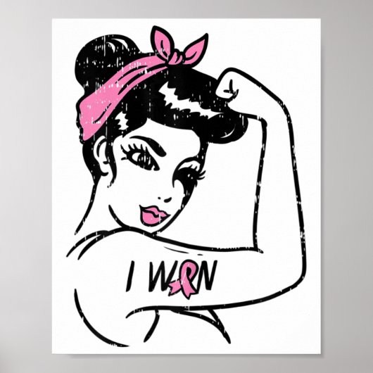 Rosie Riveter heeft het bewustzijn van borstkanker Poster (Voorkant)