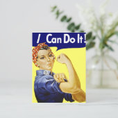 Rosie Riveter - ik kan het Glenn Beck Poster doen Briefkaart (Staand voorkant)