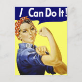 Rosie Riveter - ik kan het Glenn Beck Poster doen Briefkaart (Voorkant)