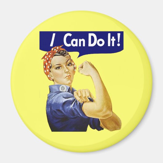 Rosie Riveter - ik kan het magneet doen (Voorkant)