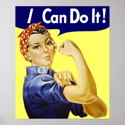 Rosie Riveter - ik kan het Poster doen (Voorkant)