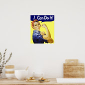 Rosie Riveter - ik kan het Poster doen (Keuken)