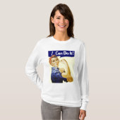 Rosie Riveter - ik kan het t-shirt doen (Voorkant volledig)