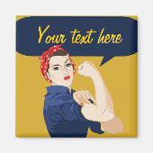 Rosie Riveter Magneet (Voorkant)