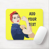  Rosie Riveter Muismat (Met muis)