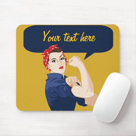  Rosie Riveter Muismat (Met muis)