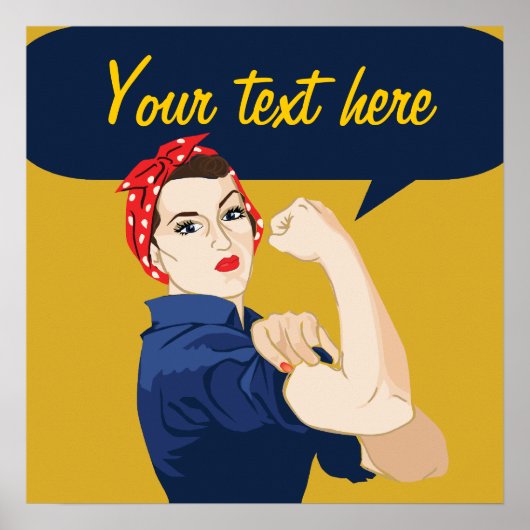 Rosie Riveter Poster (Voorkant)