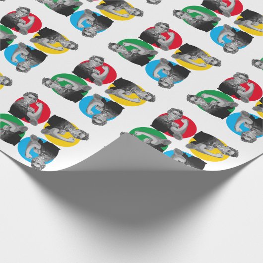 ROSIE RIVETER Print Cadeaupapier (Hoek)