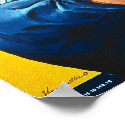 Rosie Riveter  Propaganda Poster (Hoek)