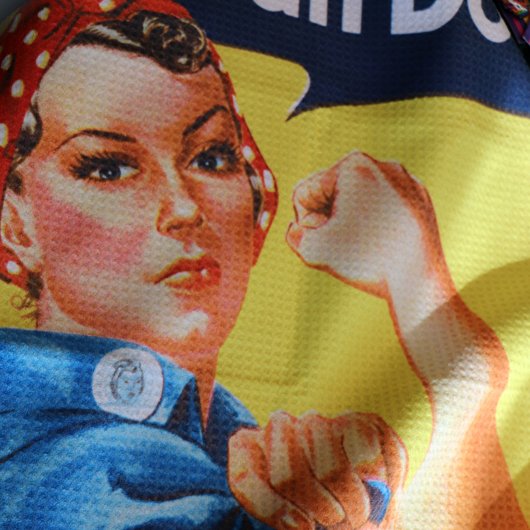Rosie Riveter  Propaganda Theedoek