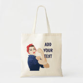  Rosie Riveter Tote Bag (Voorkant)